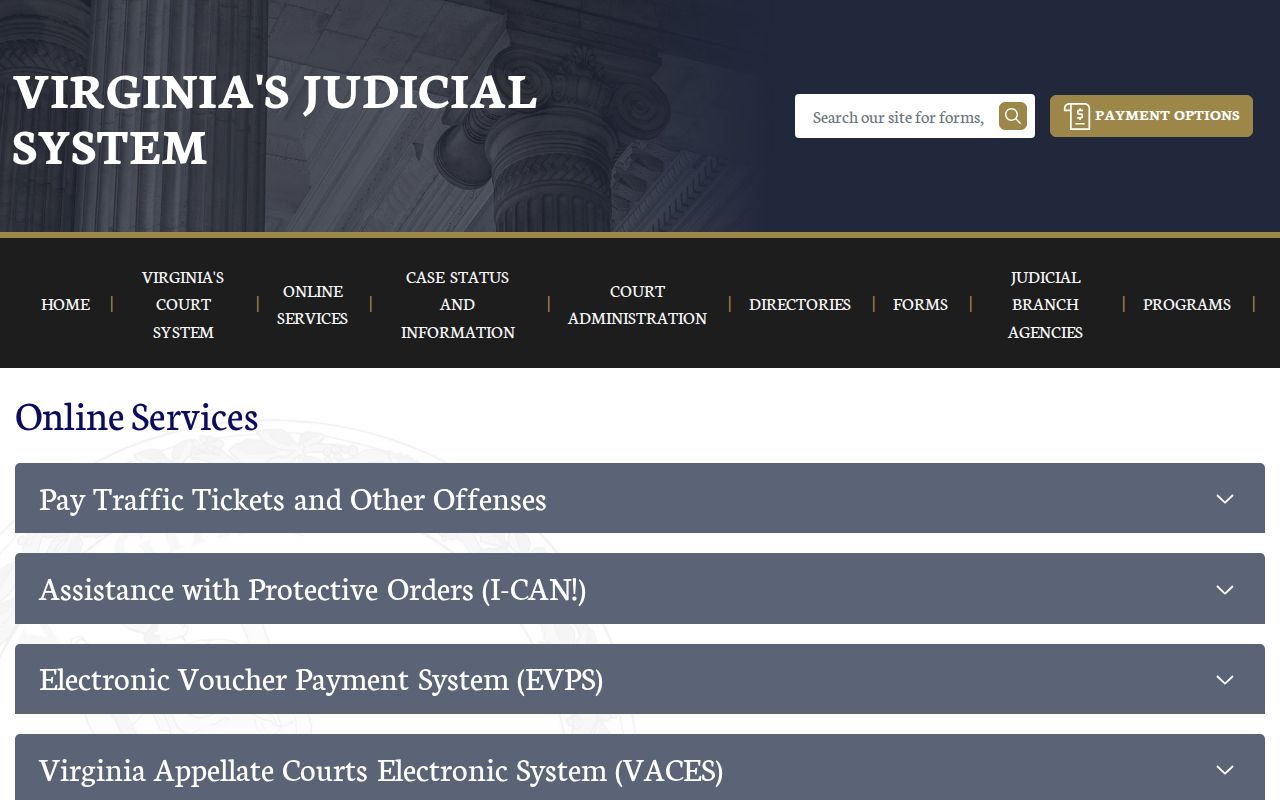 Virginia court services for Patrick County criminal records